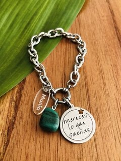 Pulsera XL Mereces lo que sueñas