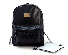 Mochila Maternal Eco cuero - Negra - comprar online