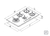 Cooktop Tramontina 5 Bocas Penta Glass Flat 5GG White 90 Gás na internet