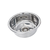 Cuba Inox Redonda Cozinha e Banheiro Alto Brilho 30x15cm - JP - comprar online