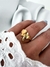 Anillo Latir Love Acero Dorado