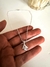 Collar Diamond Lazo 45 Cm Acero blanco - comprar online