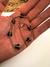 Pulsera Butterfly Negro 19 Cm Acero dorado - comprar online