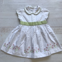 Vestido manga corta. BABY COTTONS. T 3 meses