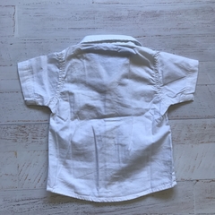 Camisa blanca manga corta. MIMO. T 9-12 meses - comprar online