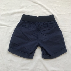 Short de gabardina con cintura elástica - comprar online