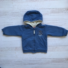 Buzo campera de algodón con corderito. MIMO. 9 meses