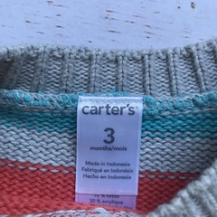 Sweater de hilo. CARTERS. 3 meses en internet