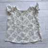 Blusa de lino. PIOPPA. T 12 meses