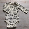 Body manga larga estampado. CARTERS. T 3 meses