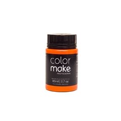 Tinta Profissional color make 80 ml laranja - maquiagem artística - pintura corporal 