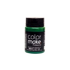 Tinta Profissional color make 80 ml Verde - maquiagem artística - pintura corporal 