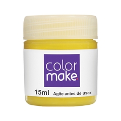 Tinta Liquida Amarela 15ml - Colormake - DC Maquiagem Artística