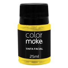 Tinta Liquida Amarela 25ml - Colormake - DC Maquiagem Artística