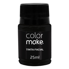 Tinta Liquida Preta 25ml - Colormake - DC Maquiagem Artística