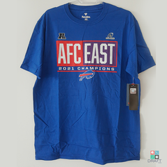 Camisa NFL Buffalo Bills Fanatics AFC East Division Champions Draft Store frente
