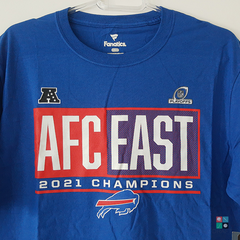 Camisa NFL Buffalo Bills Fanatics AFC East Division Champions Draft Store Close