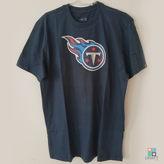 Camisa NFL Tennessee Titans New Era Azul-Marinho Draft Store