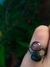 Anillo del bosque Turmalinas Plata 925 Empavonada