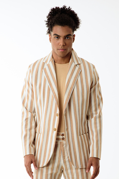 Men's blazer vertical stripes