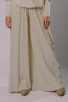 Maxi pantalona in cotton jersey - buy online