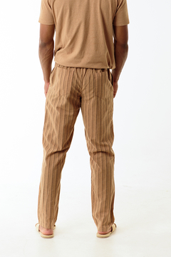 Striped trousers waist with elastic - buy online