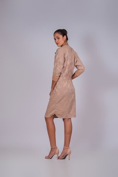 3/4 Sleeve coat style dress in jacquard on internet