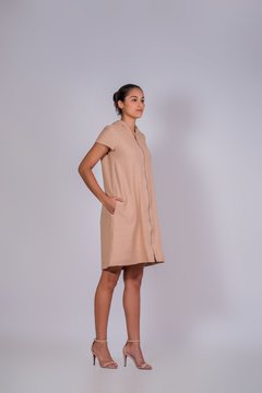Jacquard hooded coat dress - buy online
