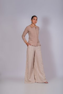 Pantalon in artisanal fabric - buy online