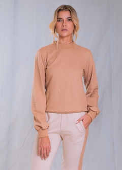 Long sleeve sweat blouse with cuffs