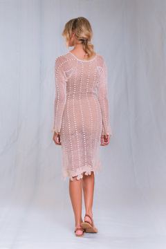 Crochet dress and renaissance lace details on internet