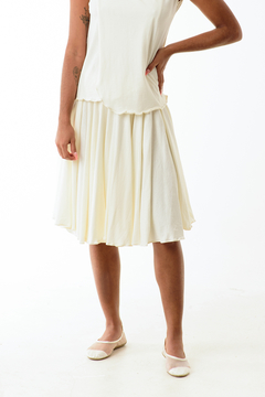 Motive Collection - Off white jersey godê skirt on internet