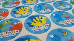 Promocion 100 Stickers Con Formas Personalizados