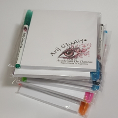 Libretas Imantadas Personalizadas de 10x10 con mini birome en internet