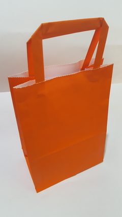 10 Bolsas de papel con Manija 14x20 - tienda online