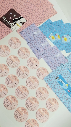 3 Plancha Stickers 28x40 Troquelados Forma Tamaño Q/quieras - tienda online