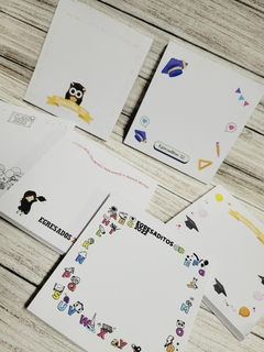 Libretas Imantadas Personalizadas de 10x10 con mini birome - Librería . Gráfica Antelo