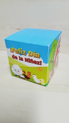 Mini caja cubo 6x6x6 personalizada - comprar online