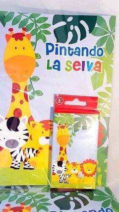 40 Libritos Personalizados P/ Pintar+40 Cajita De 6 lapicitos de colores en internet