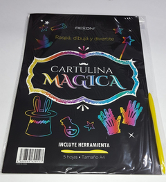 Cartulina Magica A4 X 5 Hojas Con Herramienta De Dibujo