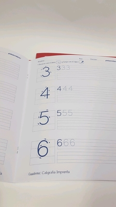 Cuaderno para practicar letra imprenta - Librería . Gráfica Antelo