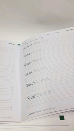 Cuaderno para practicar letra cursiva - tienda online