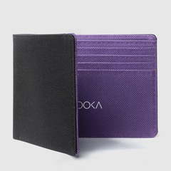 Billetera Fox Negra Violeta Buy in Mooka
