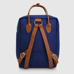 Mochila Block Chelsy Lino Azul - comprar online