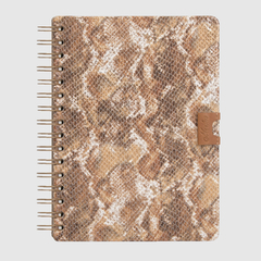 Cuaderno Glam Reptil Dorado - comprar online