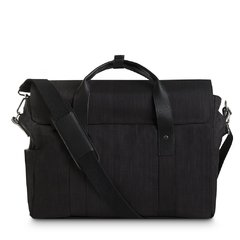 Bolso Overnight de lino Negro - comprar online