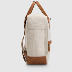 Mochila Block Chelsy Lino Crudo - comprar online