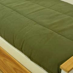 Acolchado Cama 1.50 x 2.40 Tusor Tramado Verde - comprar online