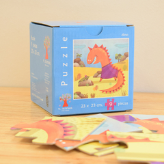 Puzzle 9 piezas - Dino