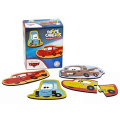 Rompecabezas Cars Disney Pixar 3 Y 4 Piezas De Madera
